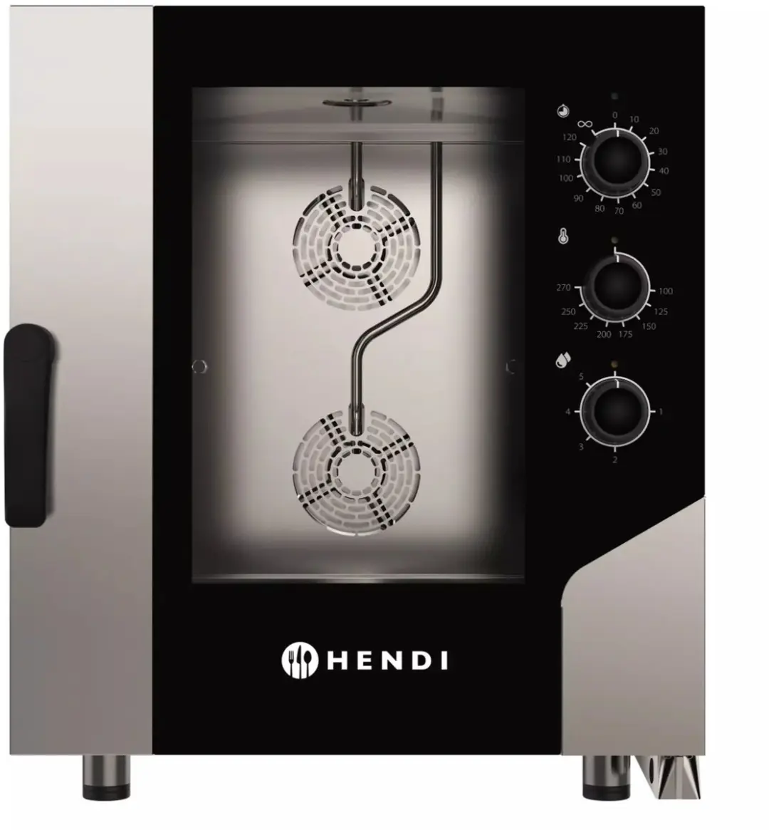 HENDI Hetelucht Stoomoven 7x GN1/1