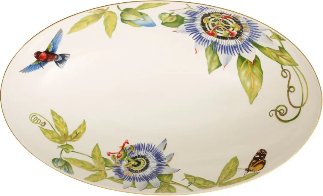 Villeroy & Boch Amazonia Ovale Schaal 38x22cm - Gekleurd