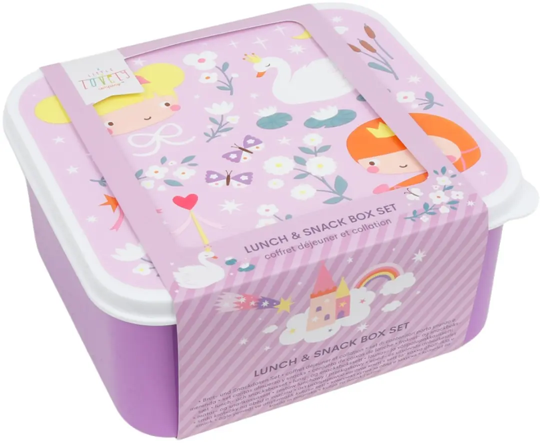 A Little Lovely Company Brooddoos Prinsessen Set van 4