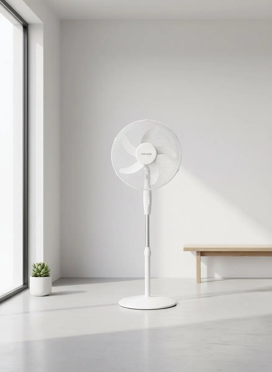 Novus Statiefventilator 18254 40cm - 50W - Wit