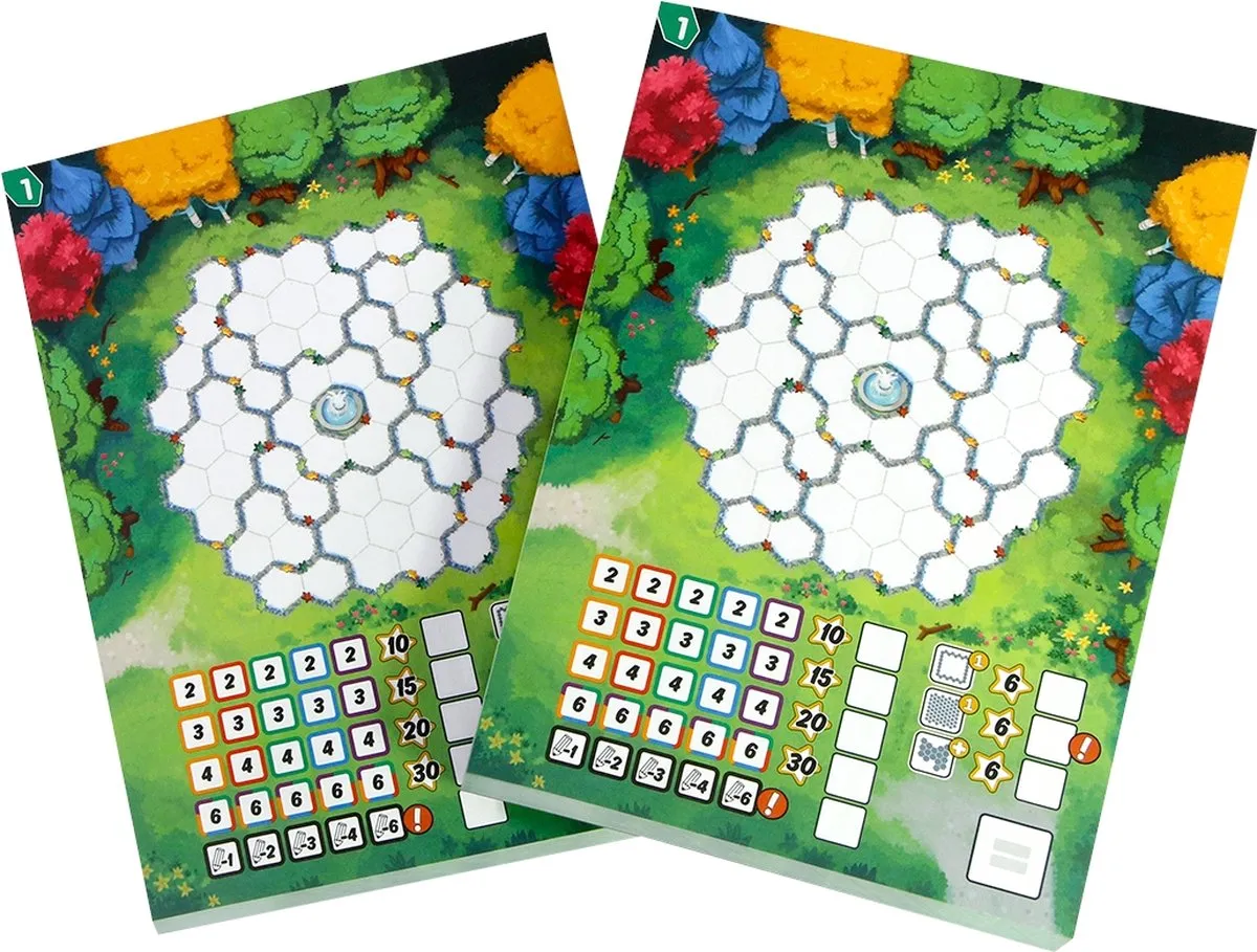 999 Games Pick a Pen Tuinen Scoreblokken - 2 Stuks - Multi