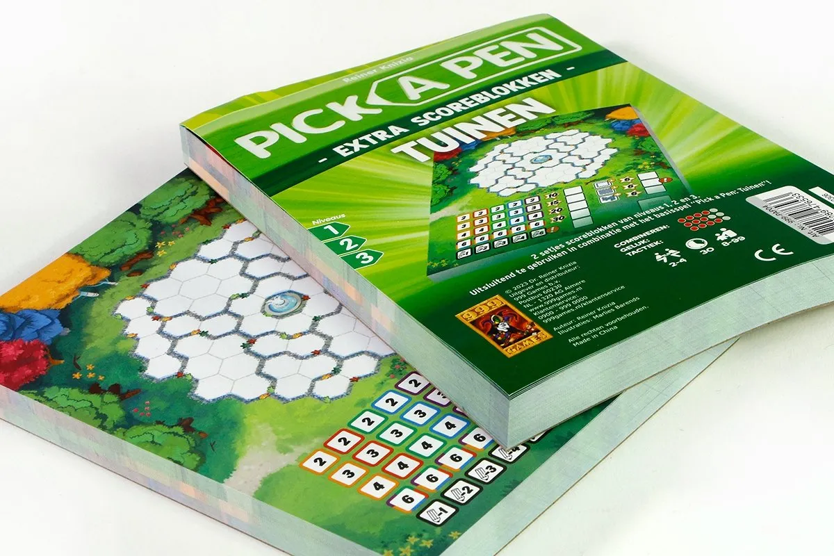 999 Games Pick a Pen Tuinen Scoreblokken - 2 Stuks - Multi