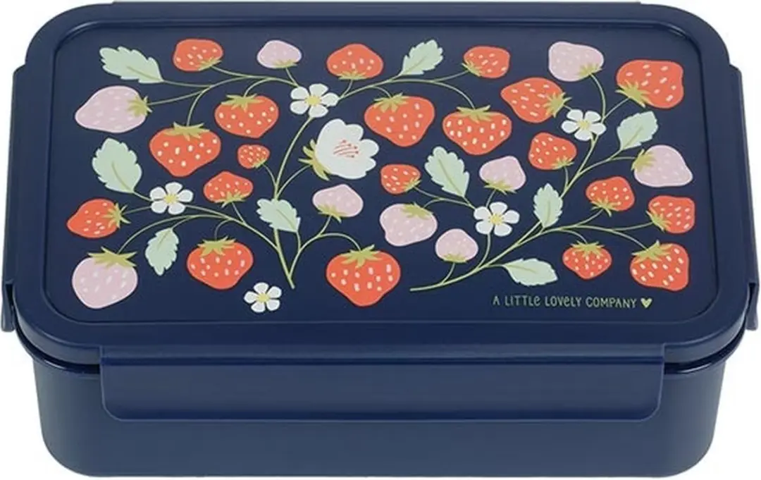 A Little Lovely Company Bento Brooddoos Aardbeien