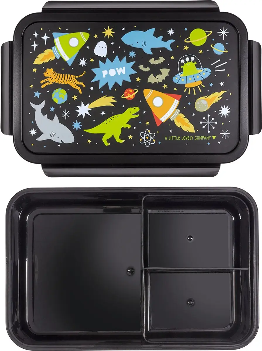 A Little Lovely Company Bento Lunchbox Galaxy - 3 Vakken