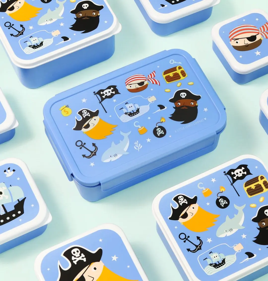 A Little Lovely Company Bento Lunchbox Piraten - 1,2L
