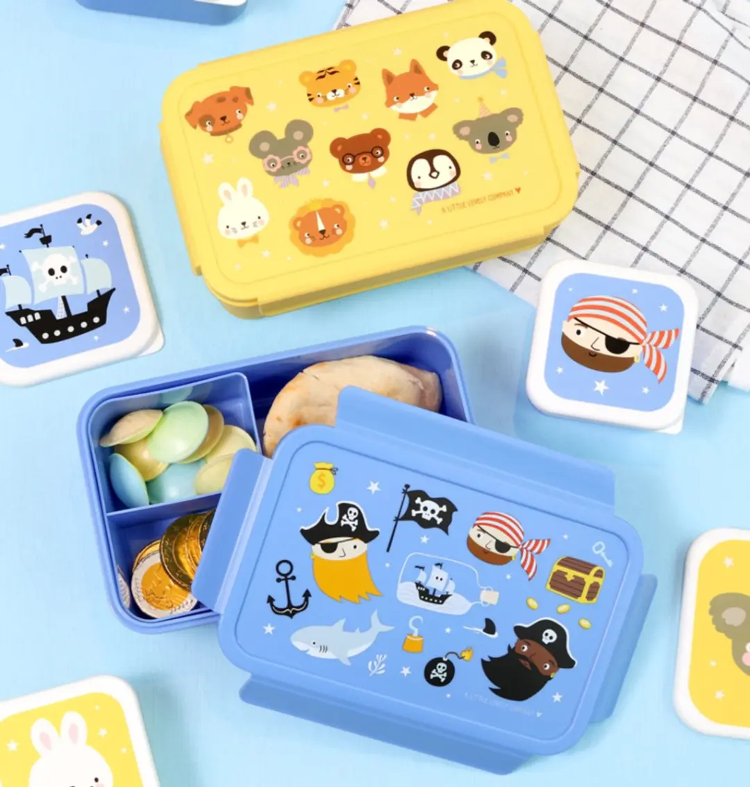 A Little Lovely Company Bento Lunchbox Piraten - 1,2L