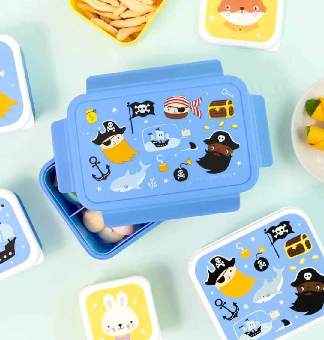 A Little Lovely Company Bento Lunchbox Piraten - 1,2L