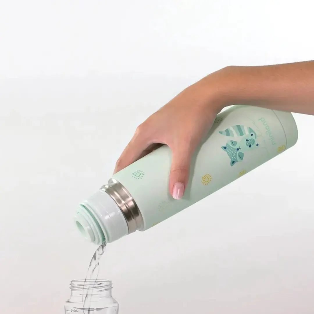 Miniland 350ml Thermosfles - Mint