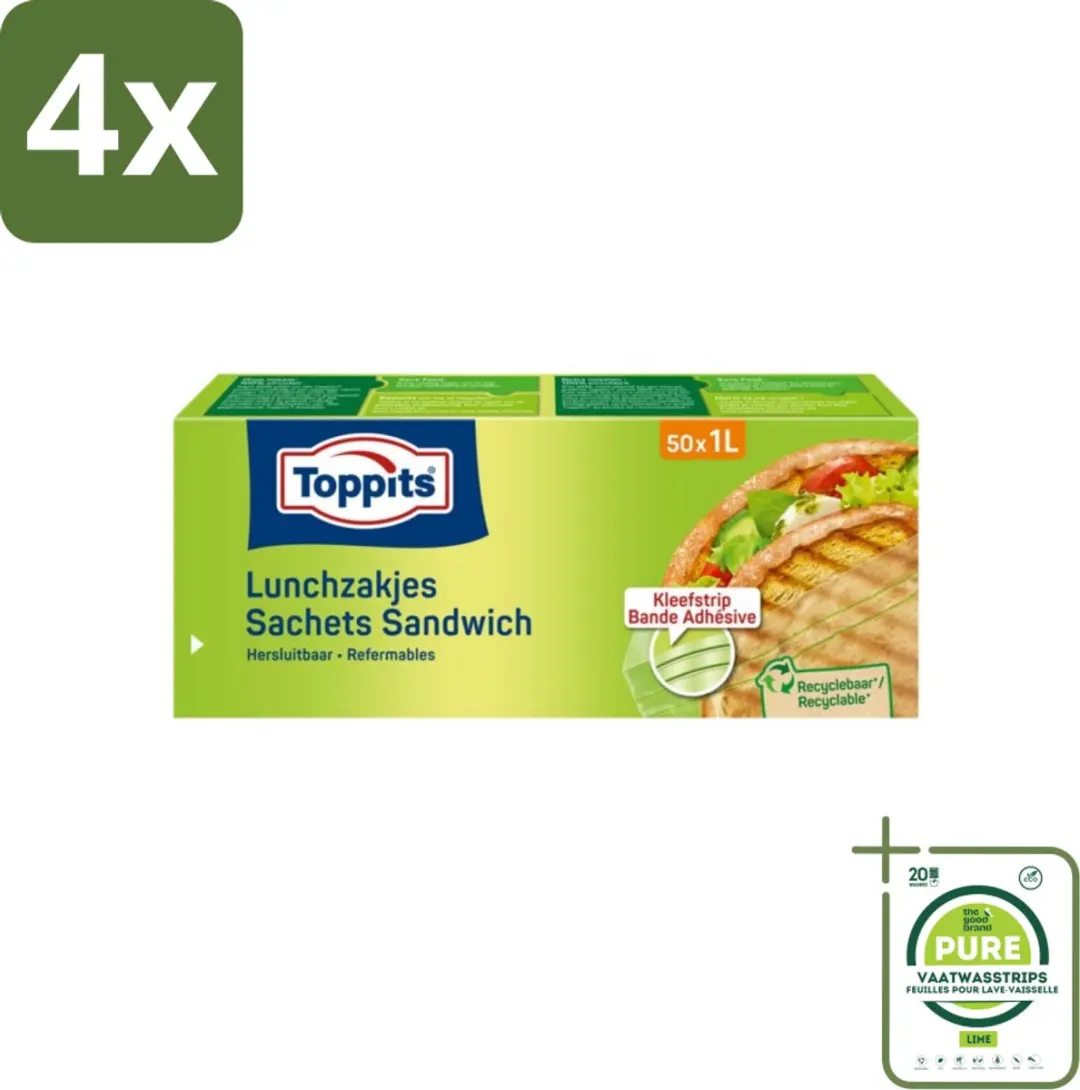 Toppits Lunchzakjes 1L