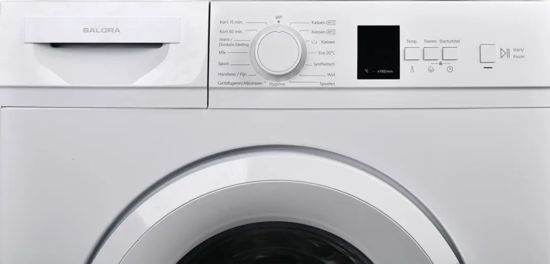 Salora WMH6100 Wasmachine 6kg 1000 RPM - Wit - afbeelding 6 van 6