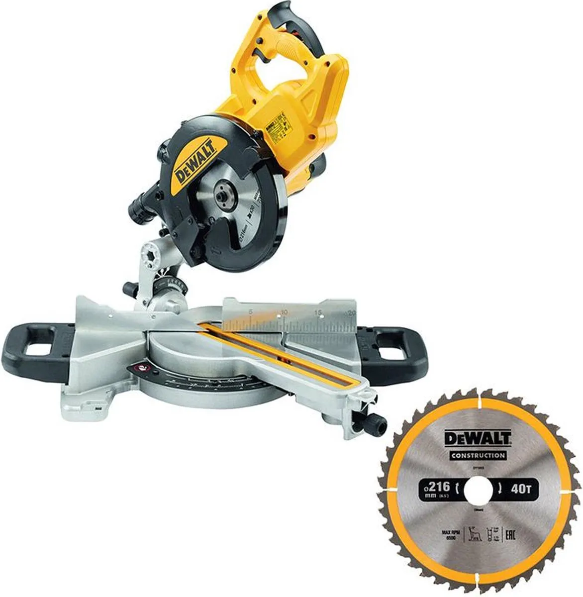 DeWalt DWS774EXB-QS Afkortzaag 1400W 216mm