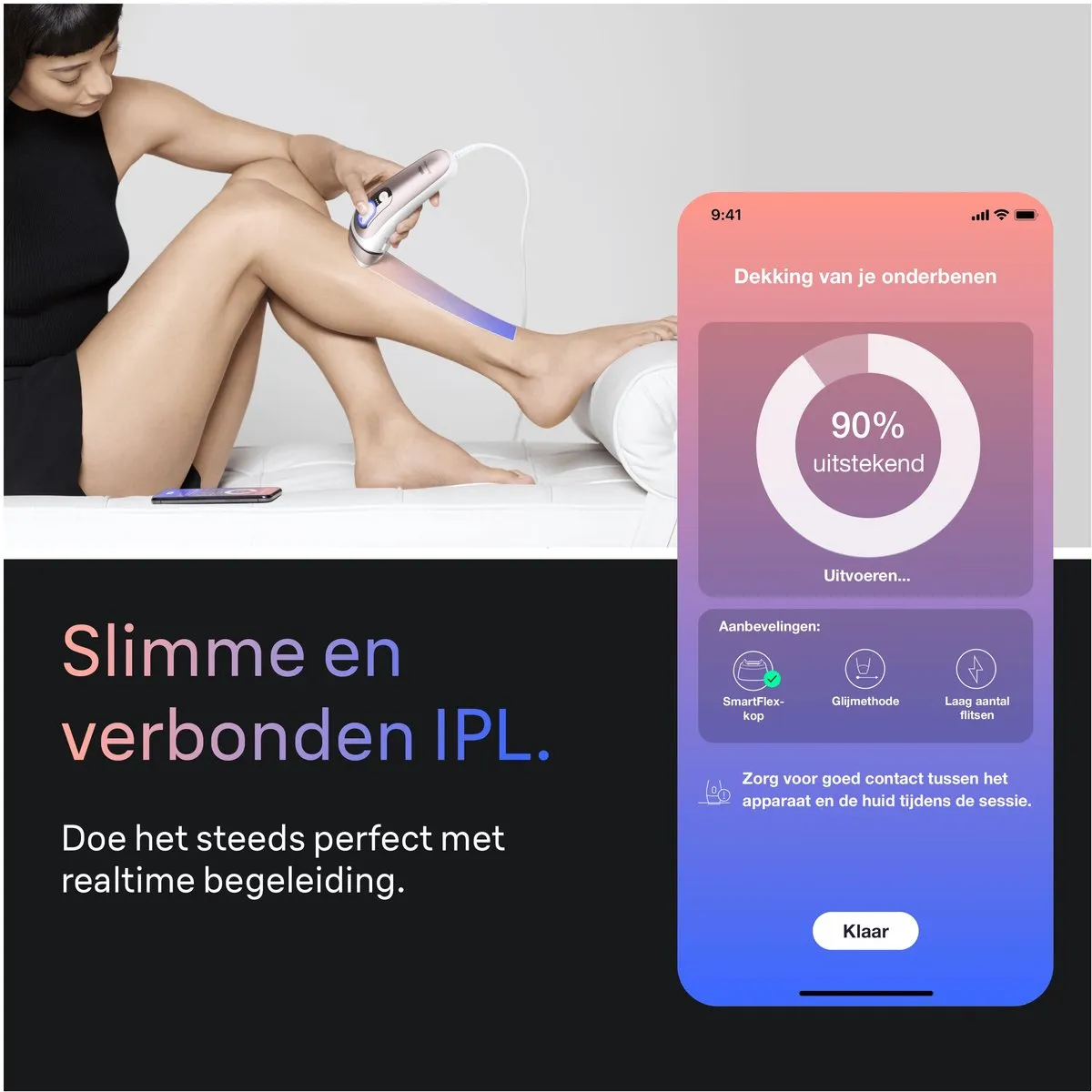 Braun Smart Skin i·expert PL7431 IPL Ontharingsapparaat - 400.000 Flitsen - Wit