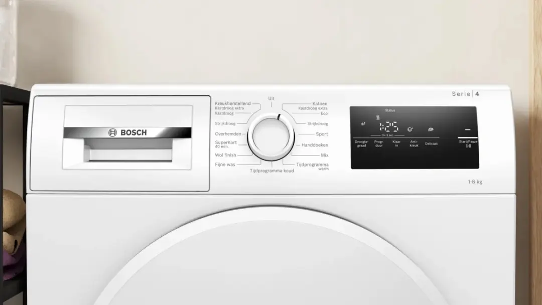 Bosch Serie 4 WTH8300CNL Wasdroger 8 kg - Wit