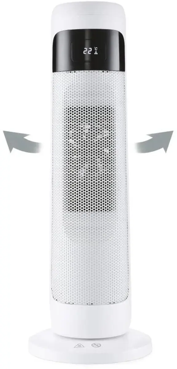 Tronic Keramische Ventilator 2000W - Warm/Koud - Wit
