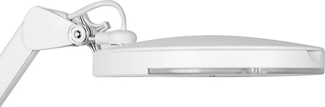 Highlight Moderne Tafellamp Loeplamp - 1 Lichtpunt - Wit Aluminium
