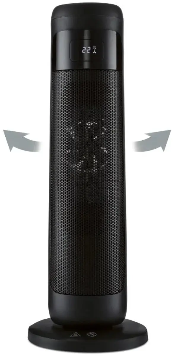 Tronic Ventilator Warme/Koude Lucht 2000W
