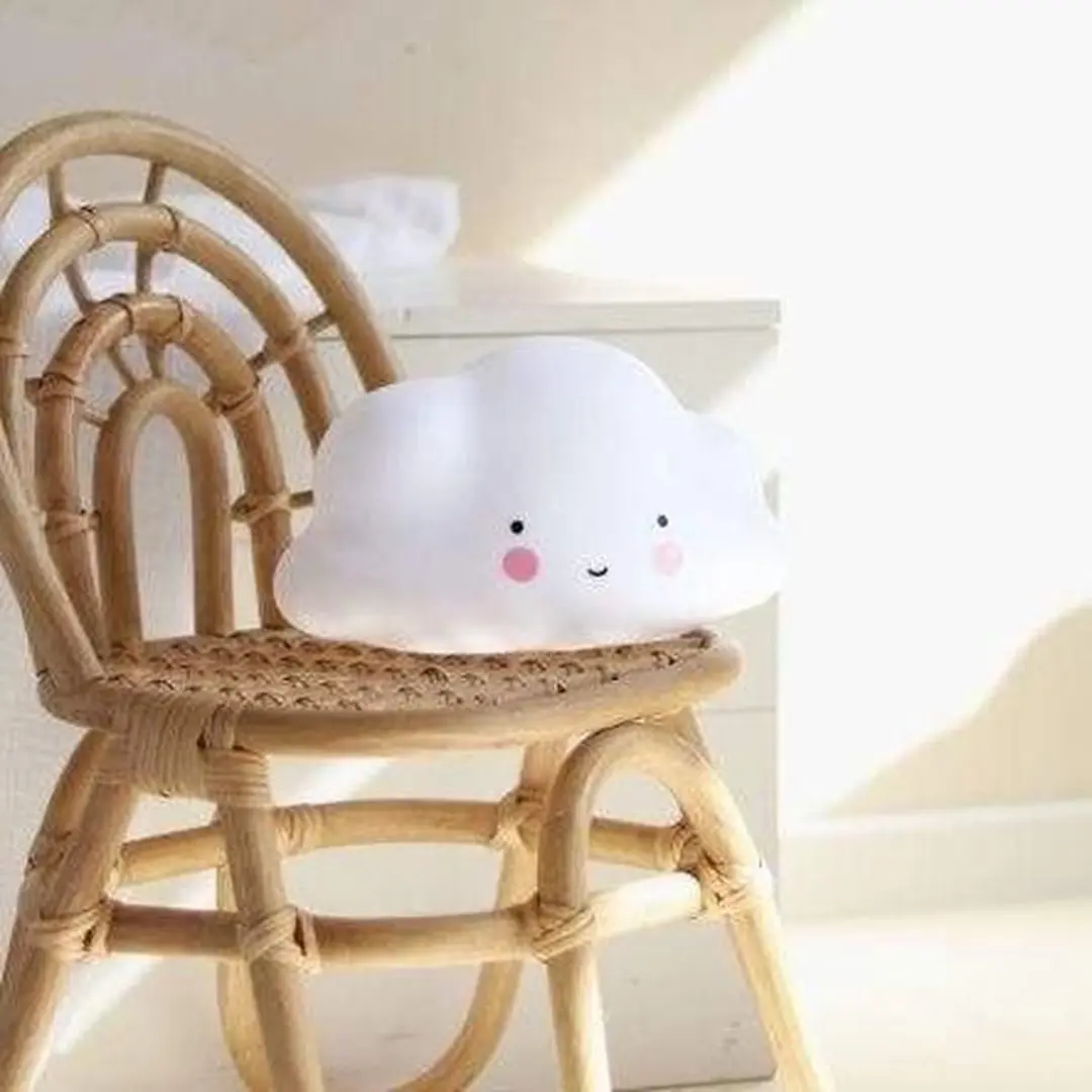 A Little Lovely Company Wolk Nachtlamp - Wit