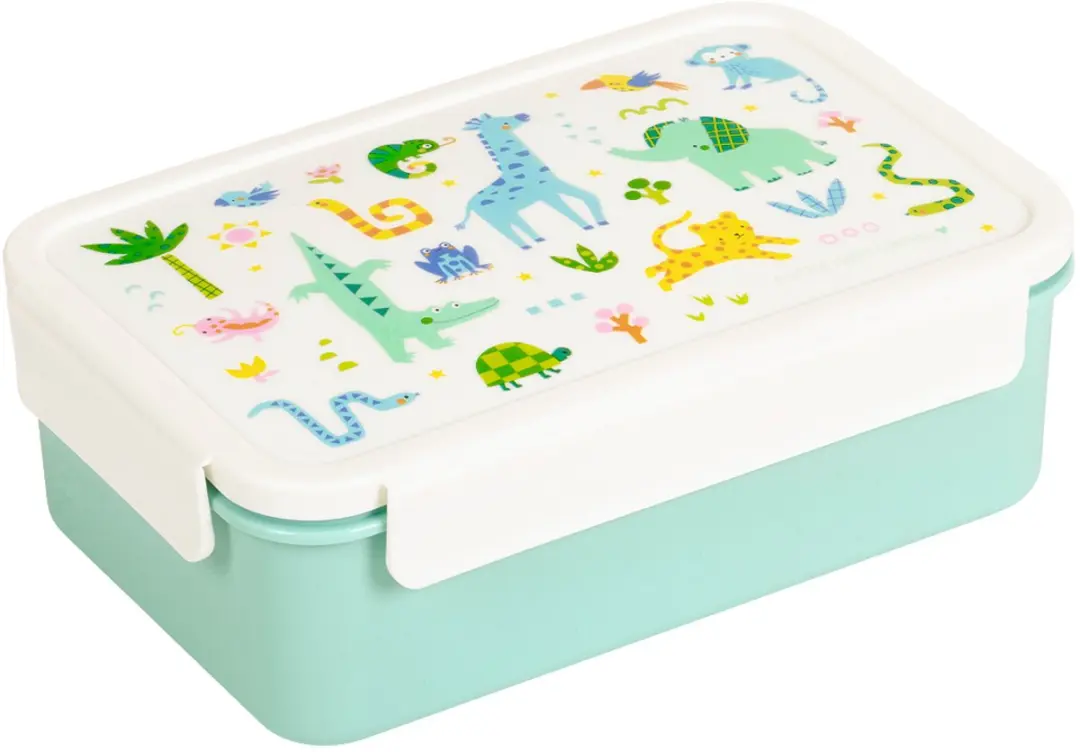 A Little Lovely Company Jungle Bento Lunchbox - 3 Vakken