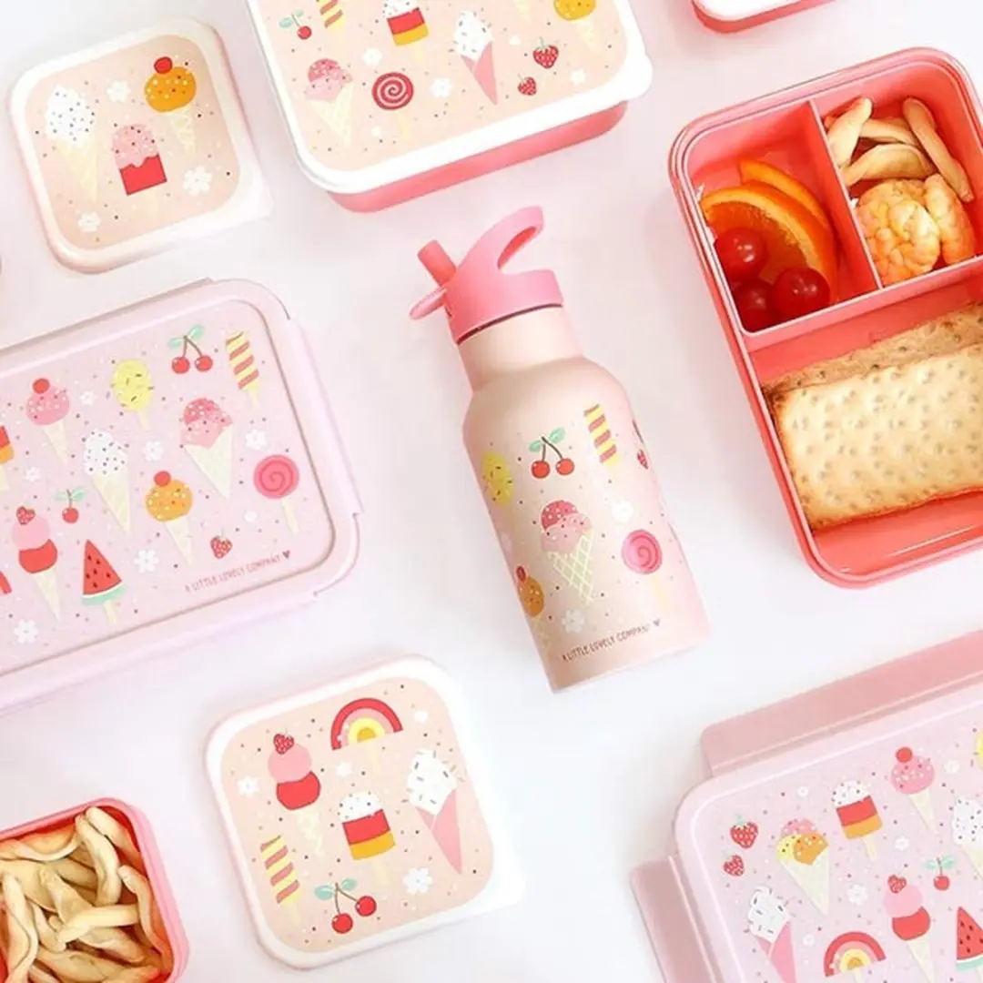 A Little Lovely Company Bento Brooddoos Ijsjes - 1,2L - 3 Vakken
