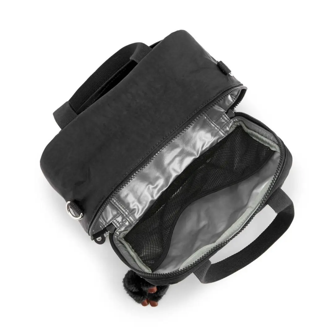 Kipling Miyo Lunchtas K15381J99 - 2 Vakken - True Black - afbeelding 6 van 6