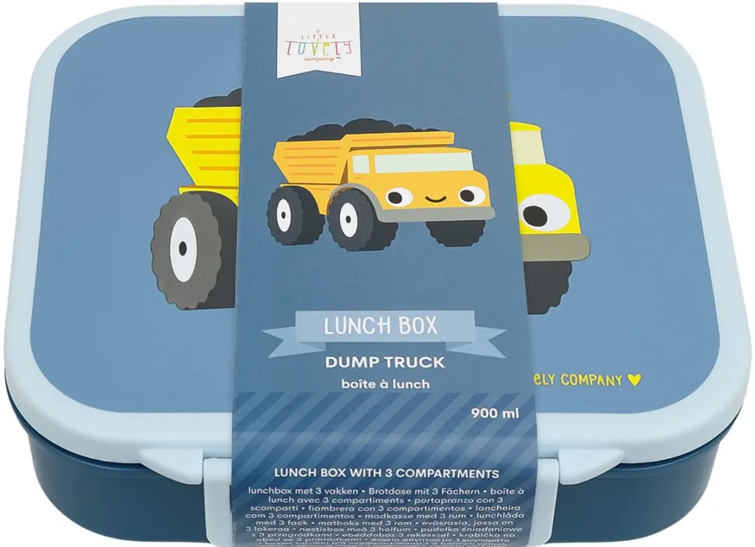 A Little Lovely Company Lunchbox Kiepwagen - 0.9L - 3 Vakken