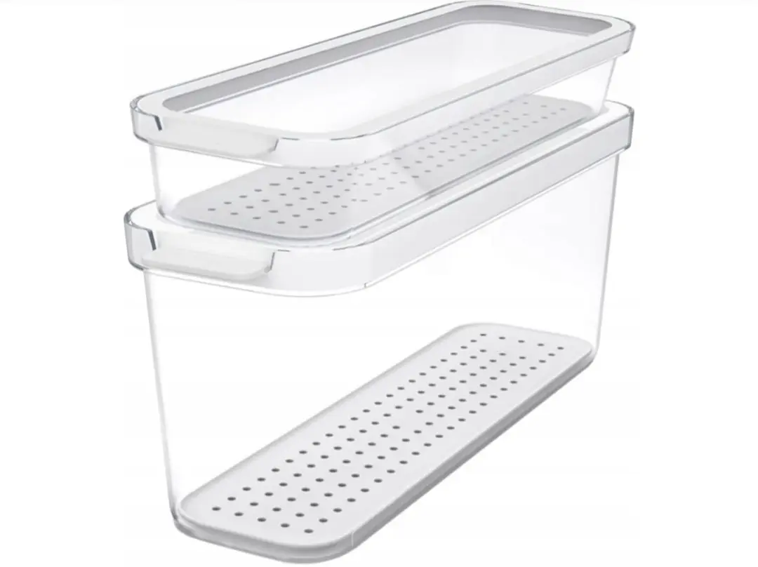 Rotho CauMa Opbergdozen 2L & 1.15L - 2 Stuks - Transparant
