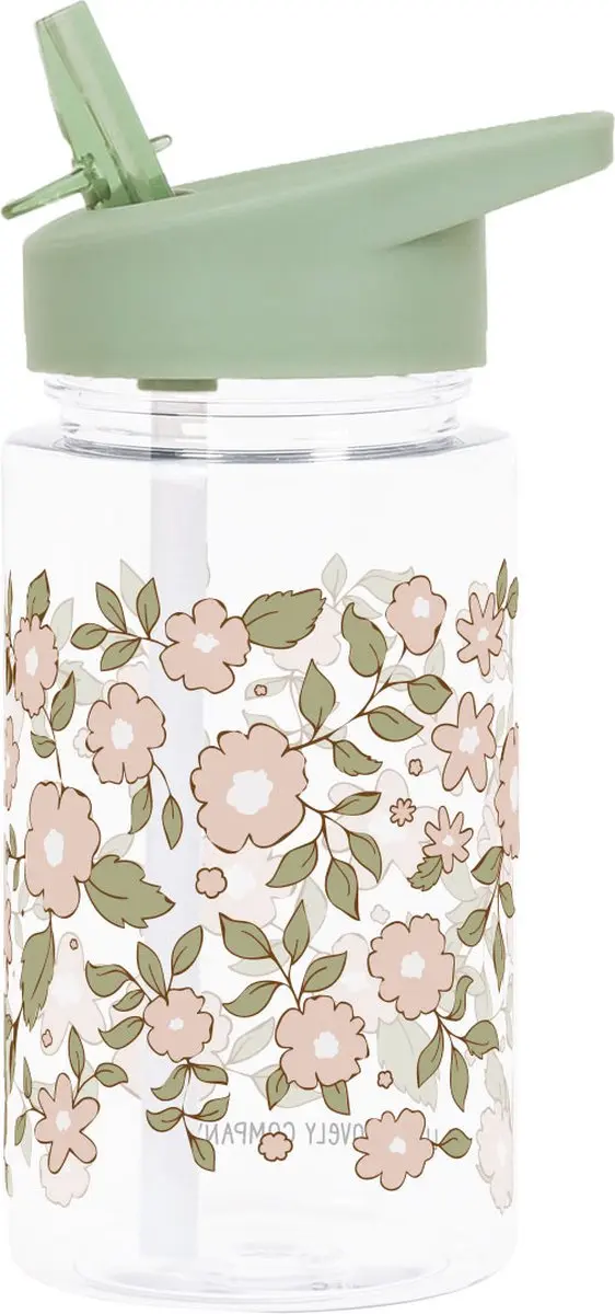 A Little Lovely Company Drinkfles Bloesems-Saliegroen DBBLSA45