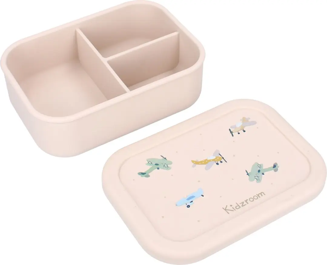 Kidzroom Small Talk Lunchbox 1.2L - 6x17x12cm - Beige