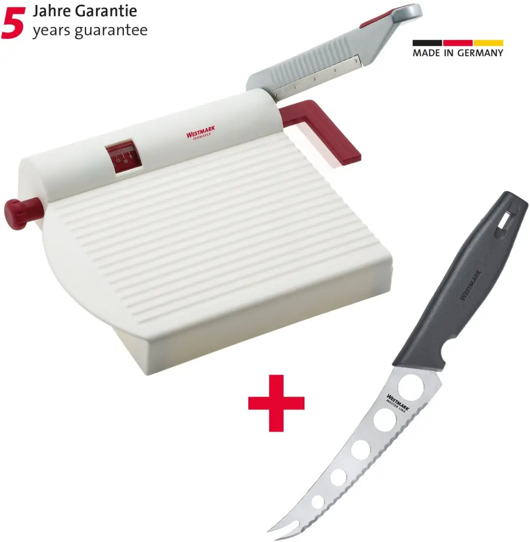 Westmark Fromarex Kaassnijder & Kaasmes Set - 2-delig - RVS/Aluminium/Kunststof