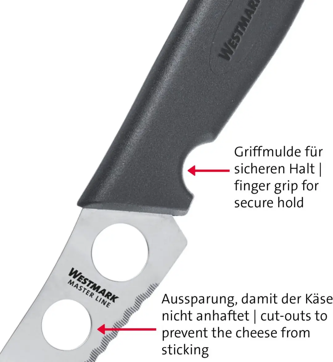 Westmark Fromarex Kaassnijder & Kaasmes Set - 2-delig - RVS/Aluminium/Kunststof