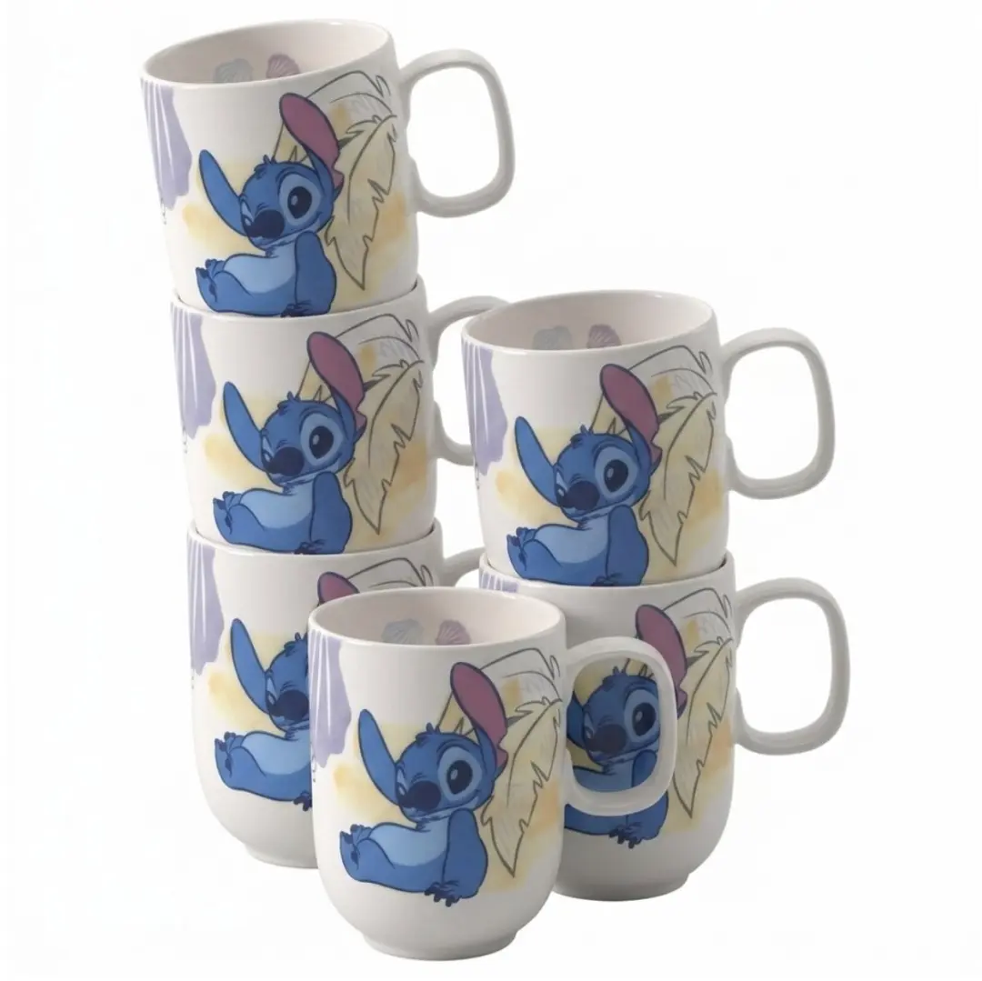 Disney Stitch Villeroy & Boch Beker Set 6 Stuks