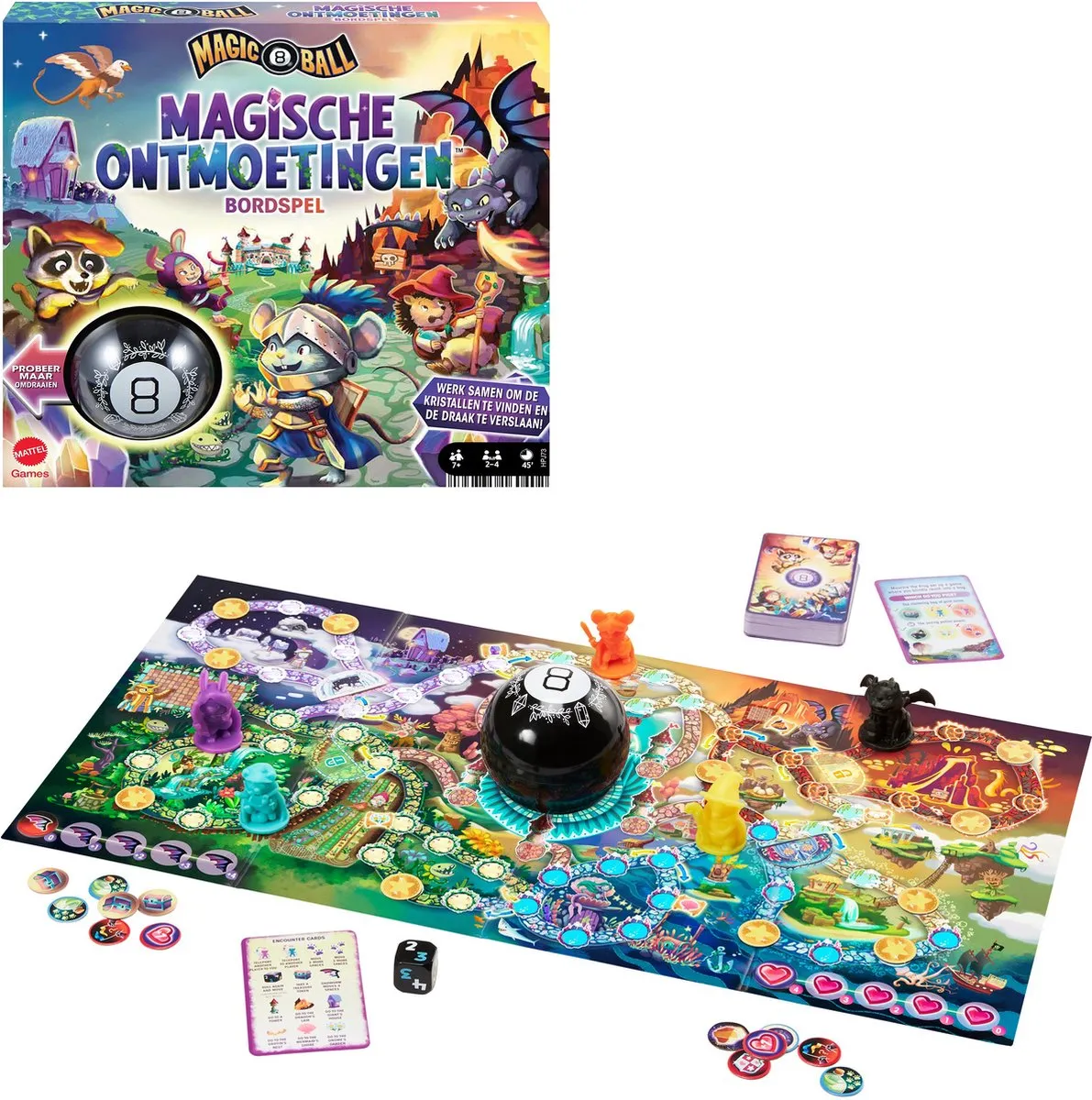 Mattel Games Magic 8 Ball HLPX92 - Familie Bordspel