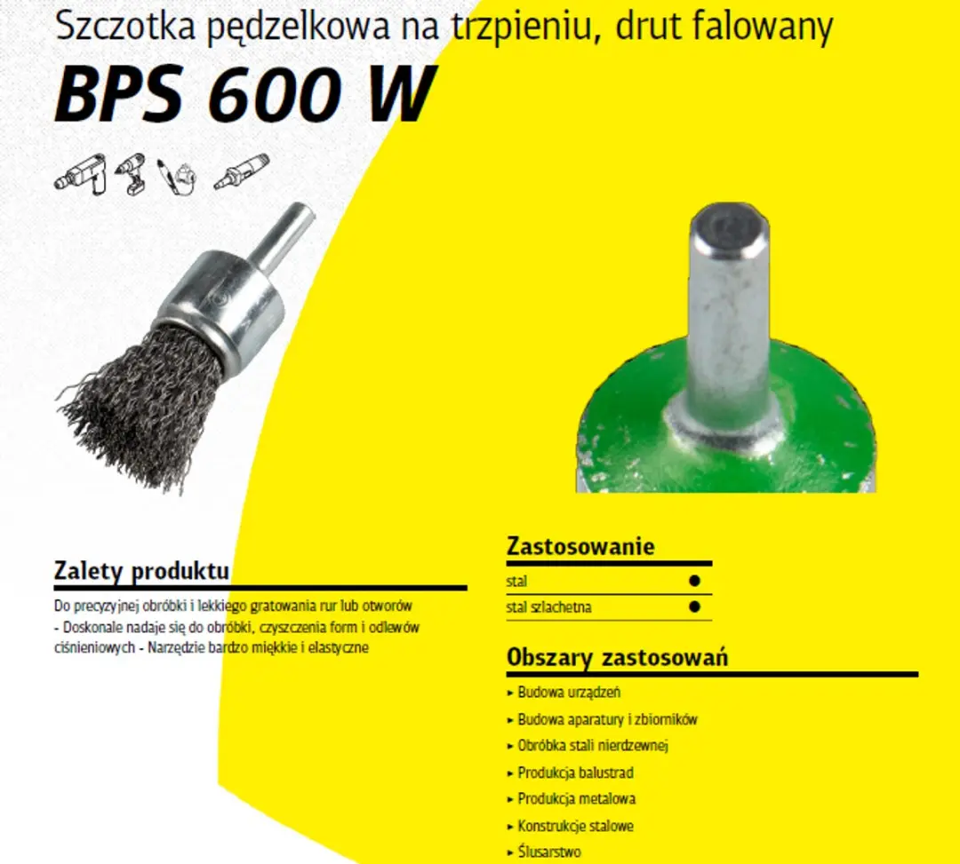 Klingspor BPS 600 W Penseelborstel 25mm