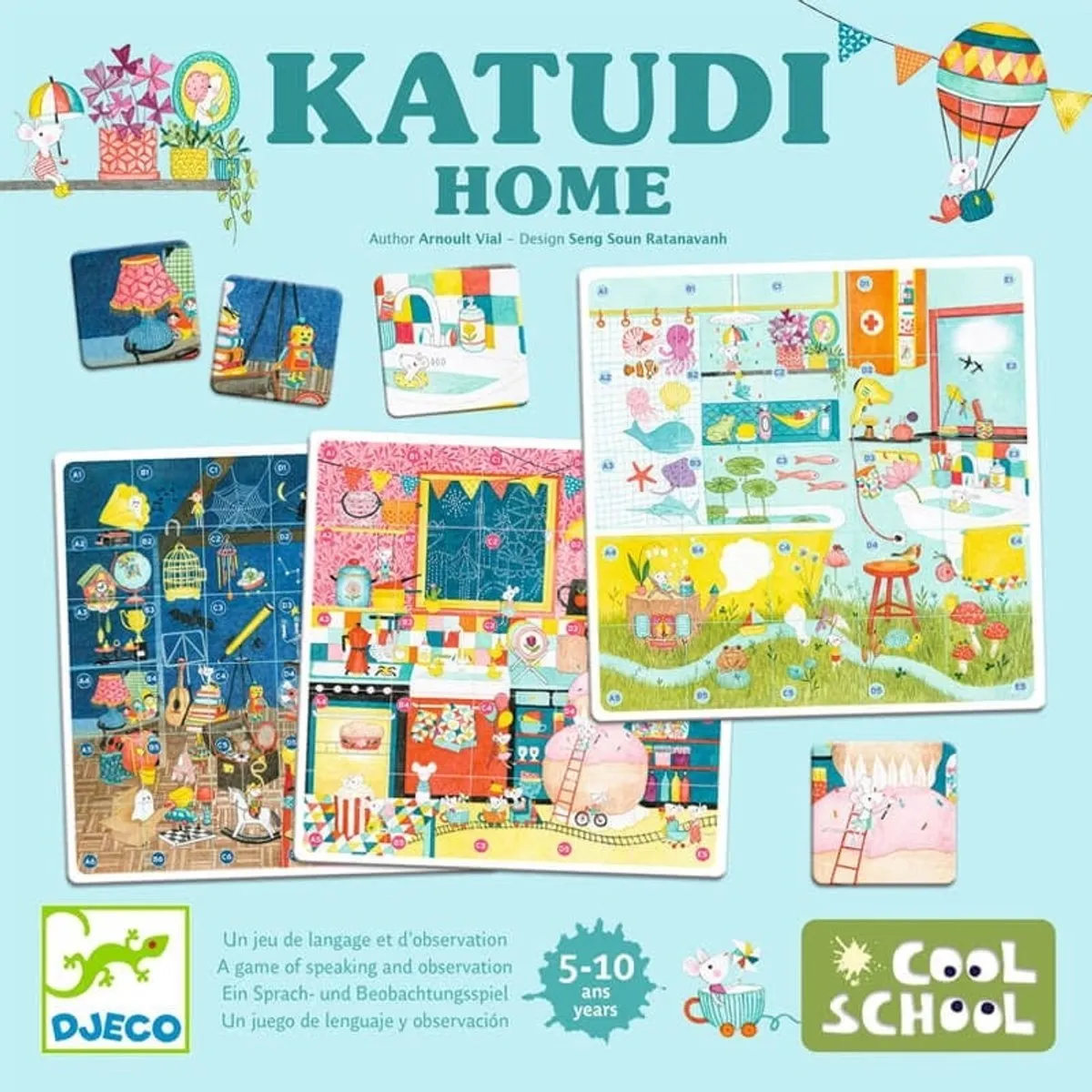 Djeco Katudi Home Taalspel - DJ08584 - Meerkleurig - afbeelding 2 van 4