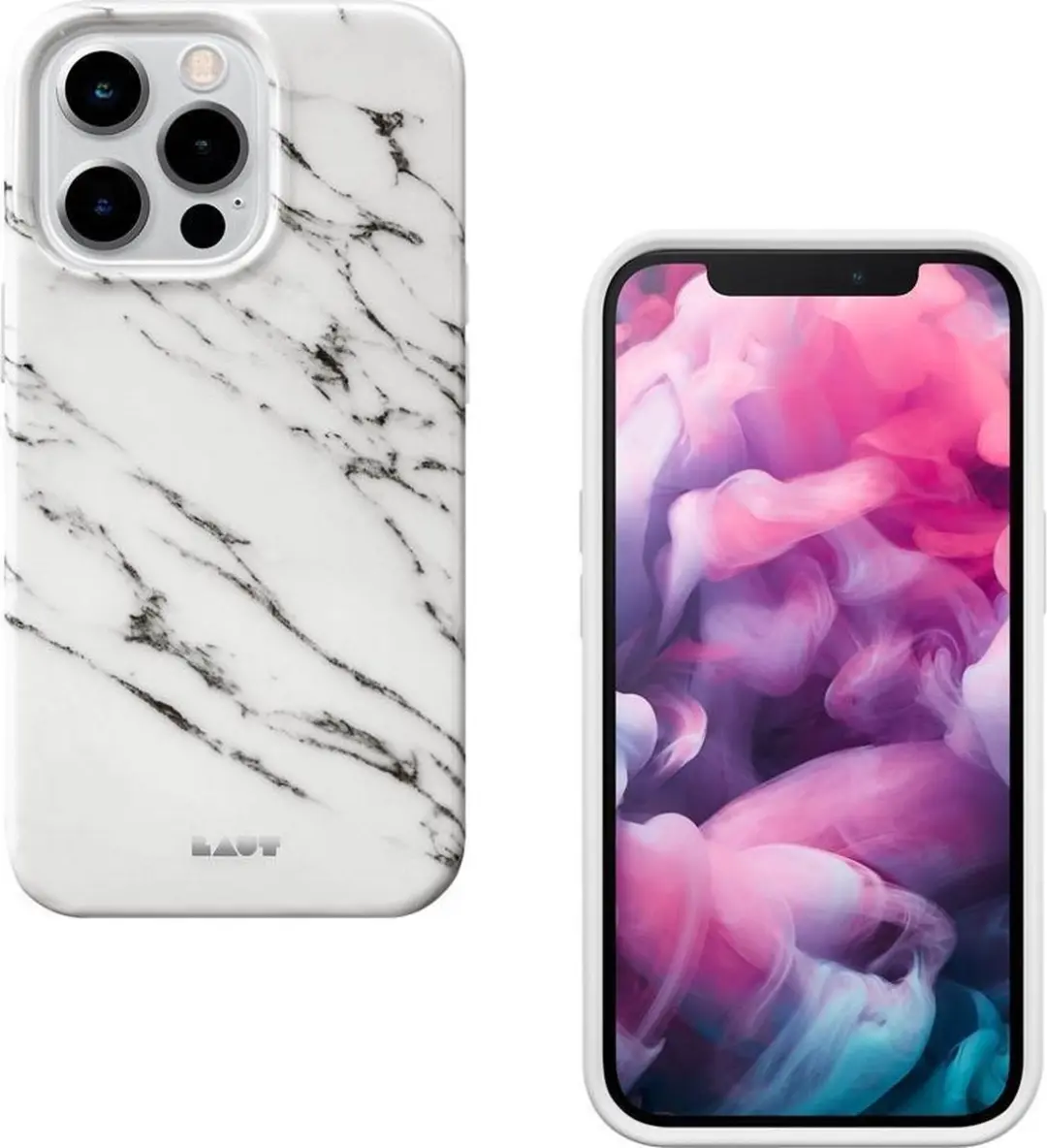 Laut Huex Elements Marmer Hoesje iPhone 13 Pro 47582 - Wit