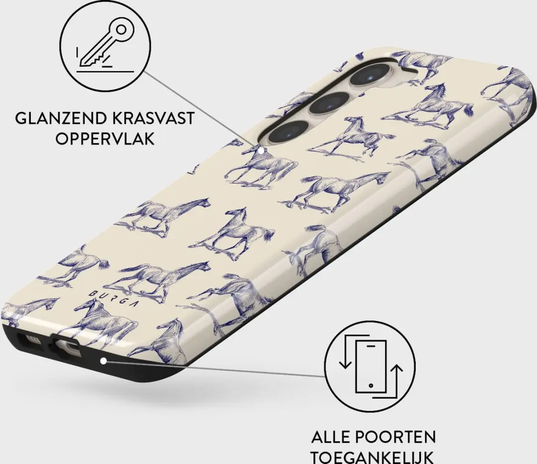 Burga Telefoonhoesje Samsung Galaxy S23 Derby Race - Schokbestendig