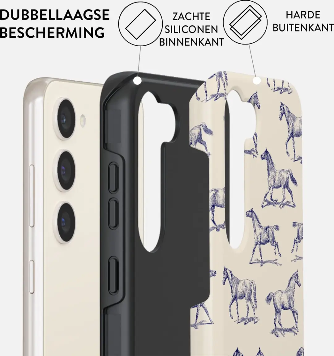 Burga Telefoonhoesje Samsung Galaxy S23 Derby Race - Schokbestendig