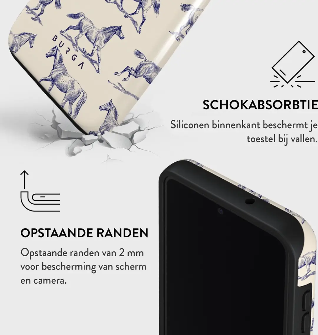 Burga Telefoonhoesje Samsung Galaxy S23 Derby Race - Schokbestendig