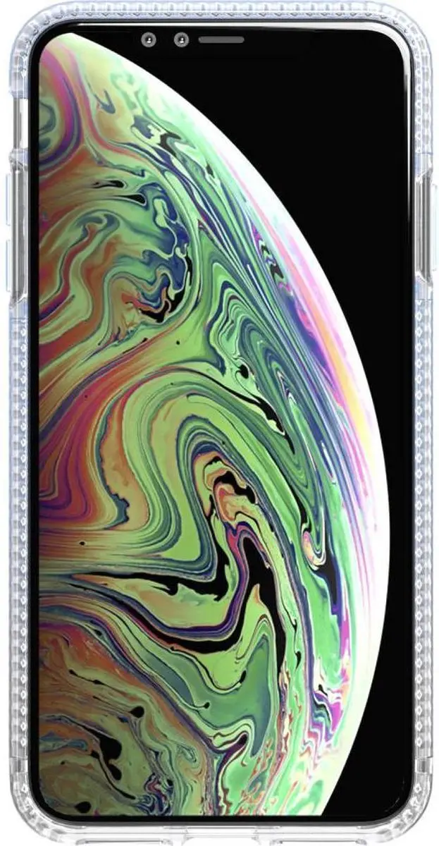 Tech21 Pure Shimmer Backcover iPhone Xs Max - Blauw T21-6557