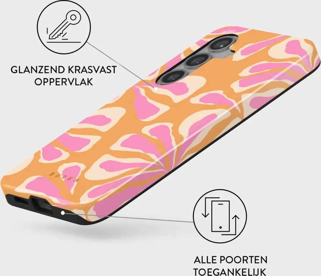Burga Telefoonhoesje Samsung Galaxy S24 Plus Aloha - Schokbestendig