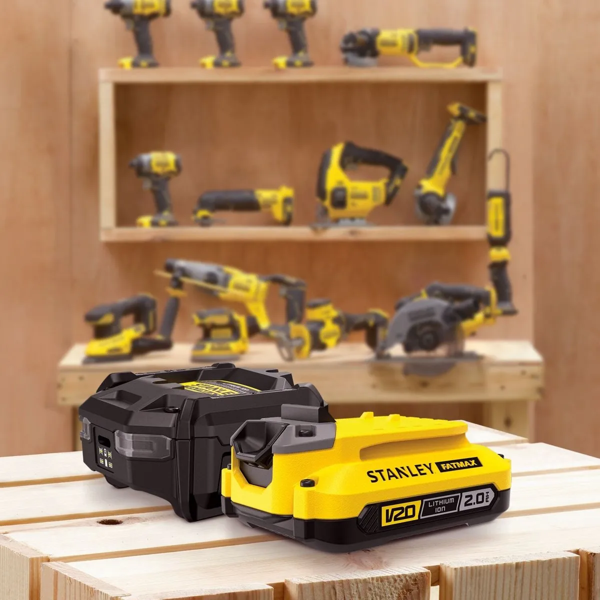 Stanley FatMax V20 18V Startset SFMCB10D1 - 2.0Ah accu