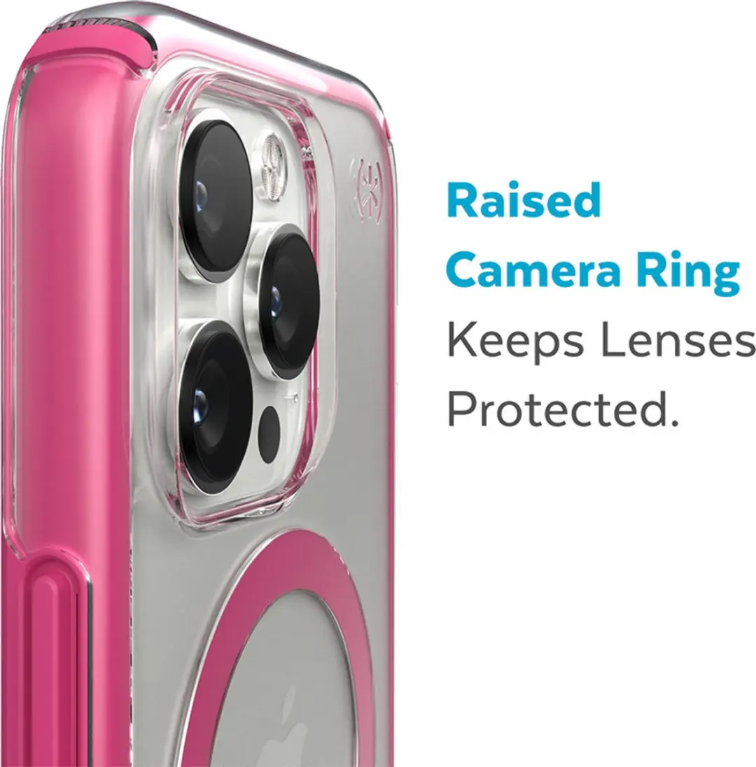 Speck Presidio Perfect Clear Geo iPhone 14 Pro Max - Roze