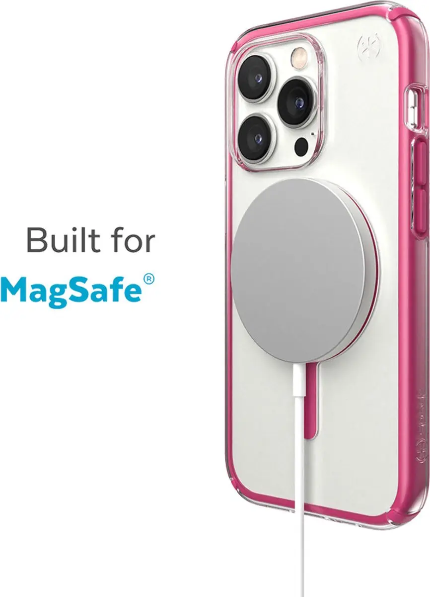 Speck Presidio Perfect Clear Geo iPhone 14 Pro Max - Roze