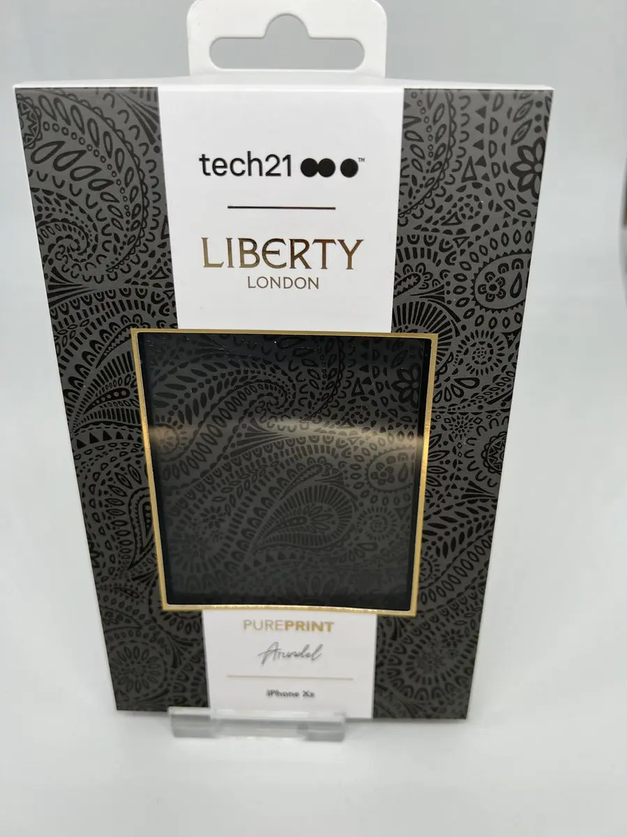 Tech21 Pureprint Arundel Hoesje iPhone XR - Zwart