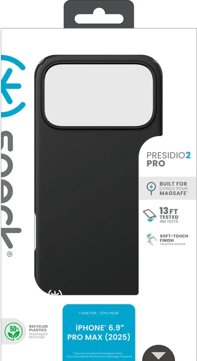 Speck Presidio2 Pro 150984-D143 Hoesje - iPhone 17 Pro Max - MagSafe - Zwart