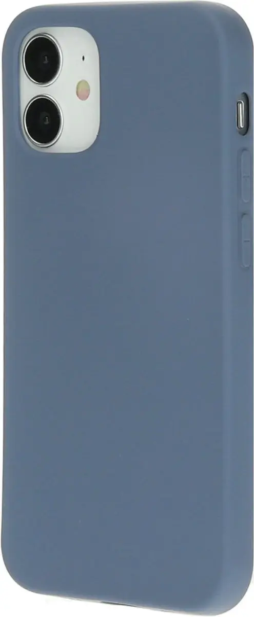 Mobiparts MP-108543 Hoesje iPhone 12 Mini - Siliconen Grijs