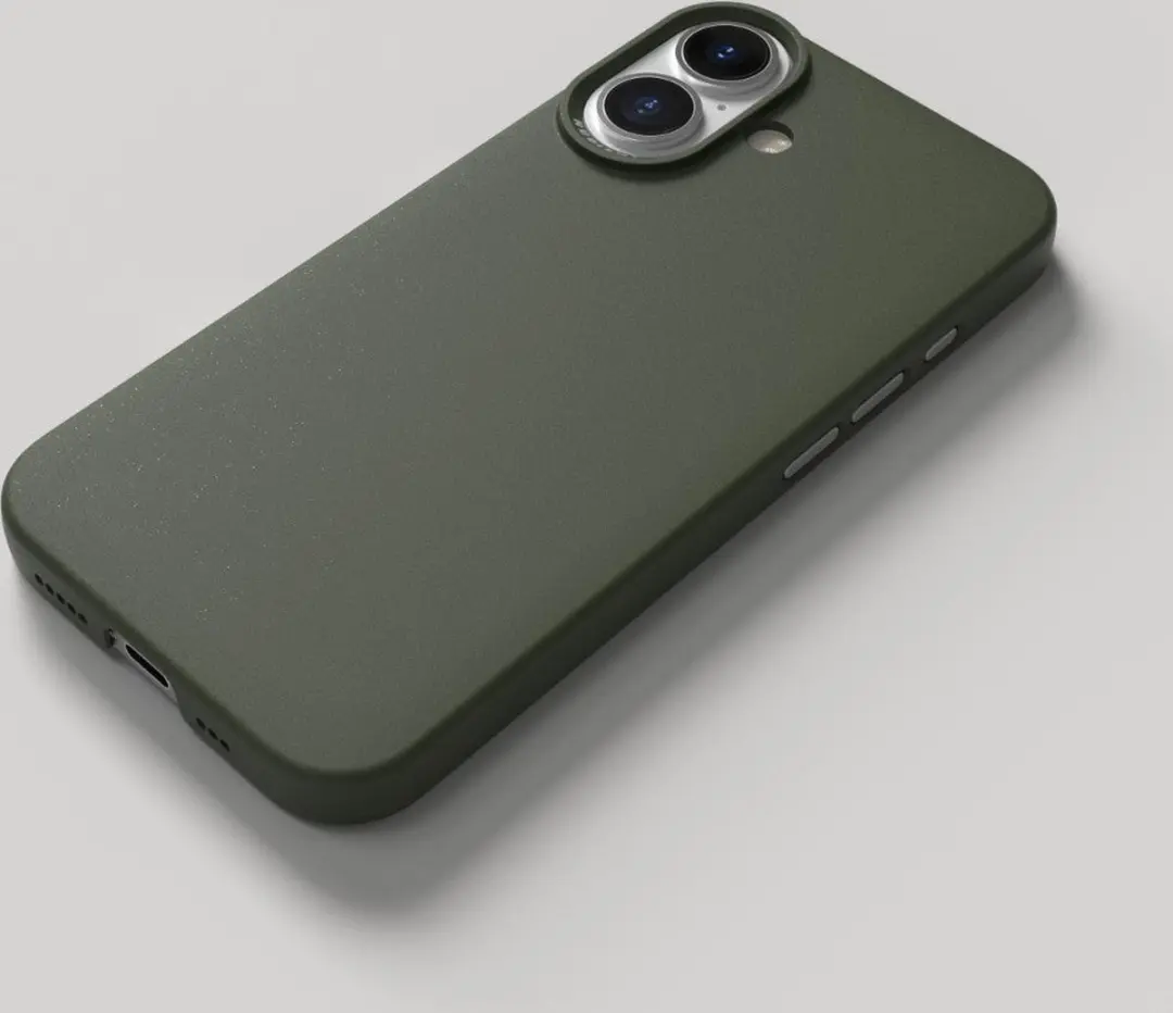 Nudient Thin Precise Case iPhone 16 V3 Pine - Groen
