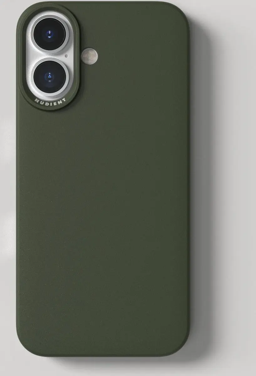 Nudient Thin Precise Case iPhone 16 V3 Pine - Groen
