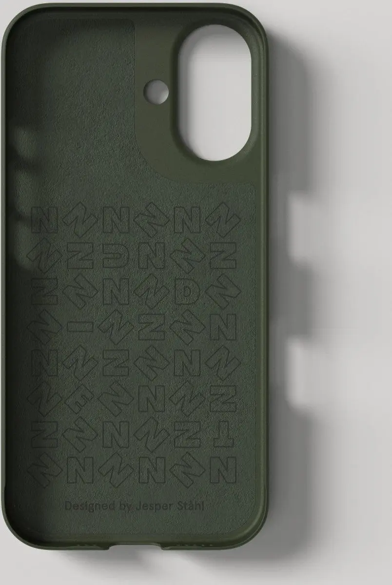 Nudient Thin Precise Case iPhone 16 V3 Pine - Groen