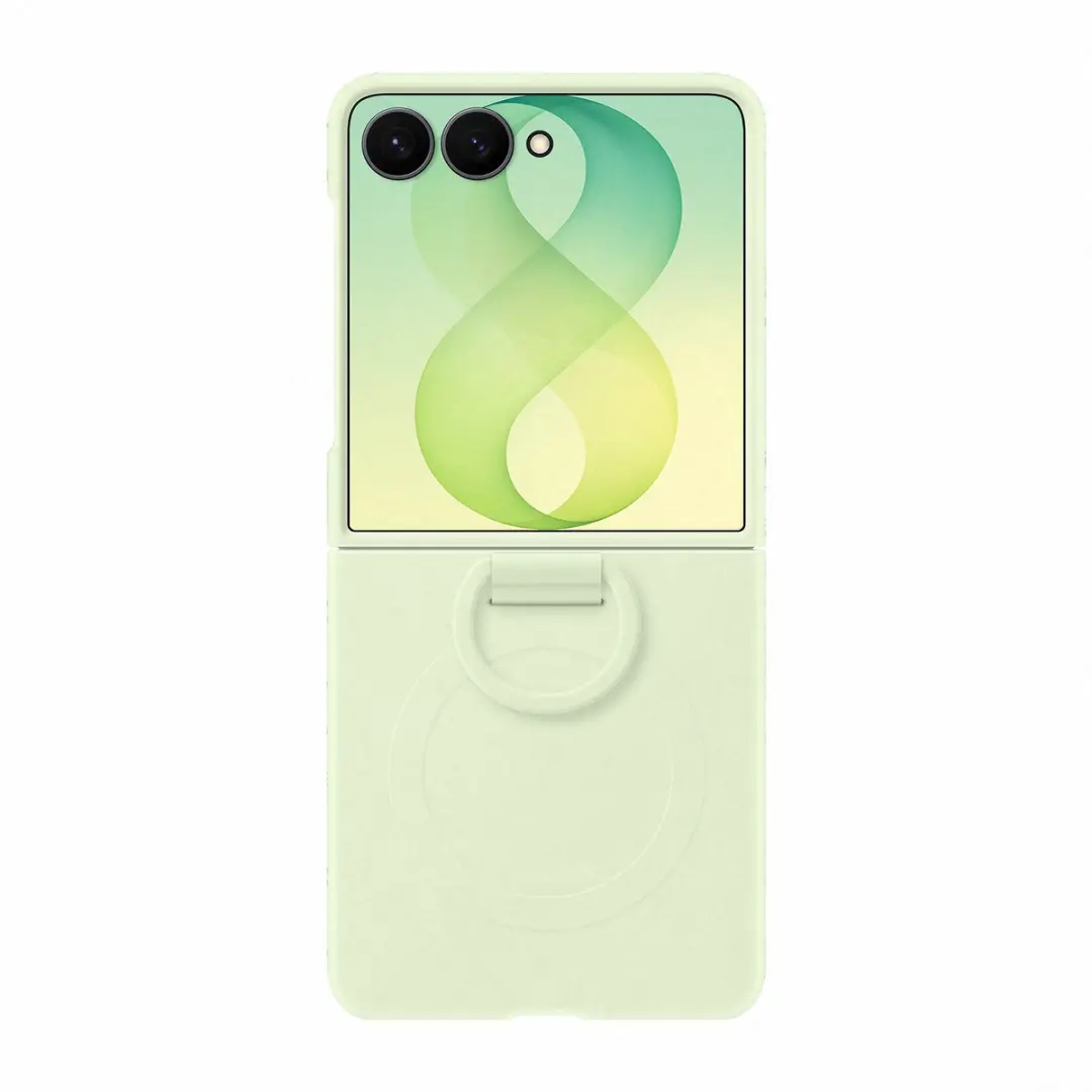 Samsung Galaxy Z Flip8 Silicone Ring Magnet Hoesje